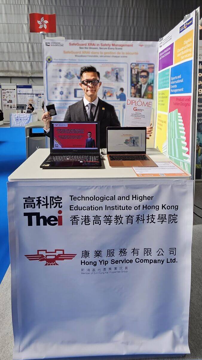 Hong Yip and THEi Collaborate to Win Silver Medal at the 51st International Exhibition of Inventions Geneva with "SafeGuard XR-Ai in Safety Management”